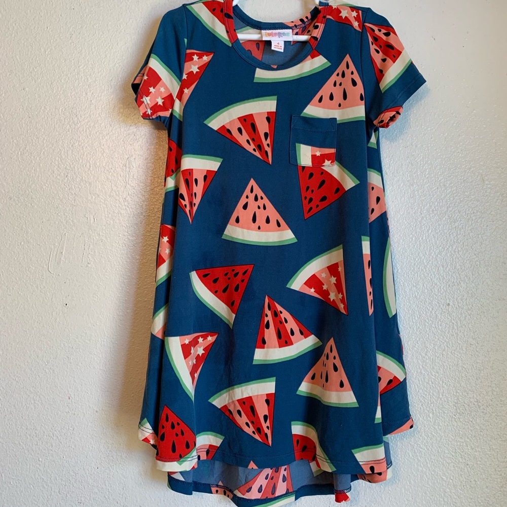 LuLaRoe Watermelon Scarlett Dress HTF